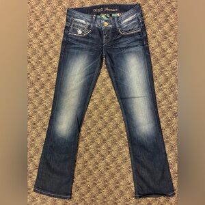 GUESS Dark Wash Straight Leg Jeans